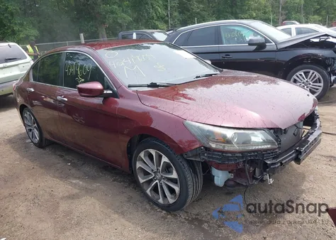 2014 Honda Accord Sdn Sport из США, поврежденный, VIN 1HGCR2F59EA062906